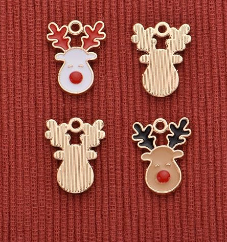 Reindeer Head Charms