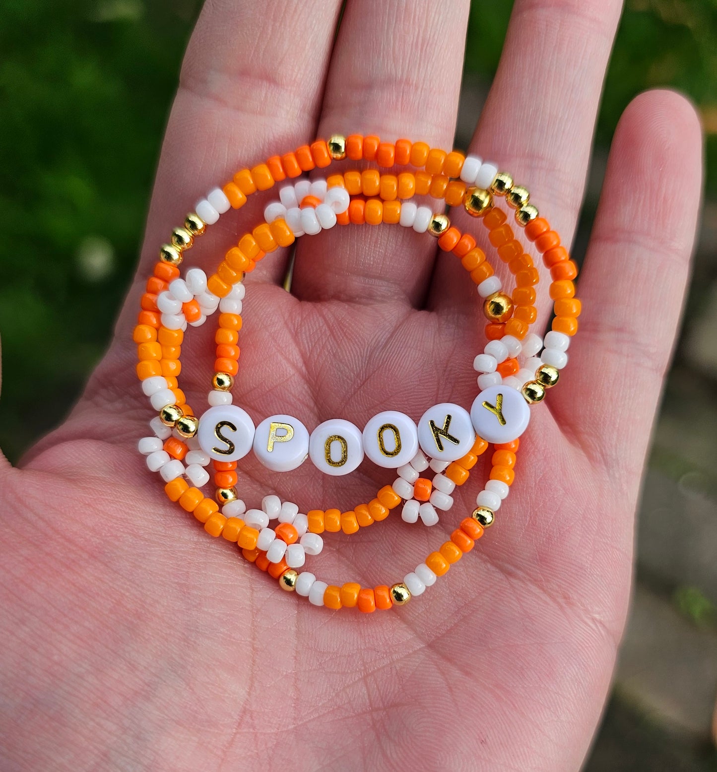 Orange/White Daisy Set