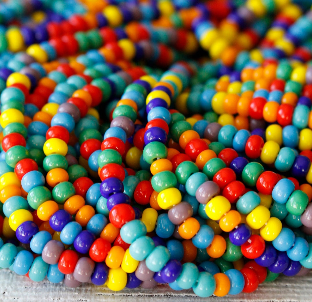 Rainbow Seed Beads